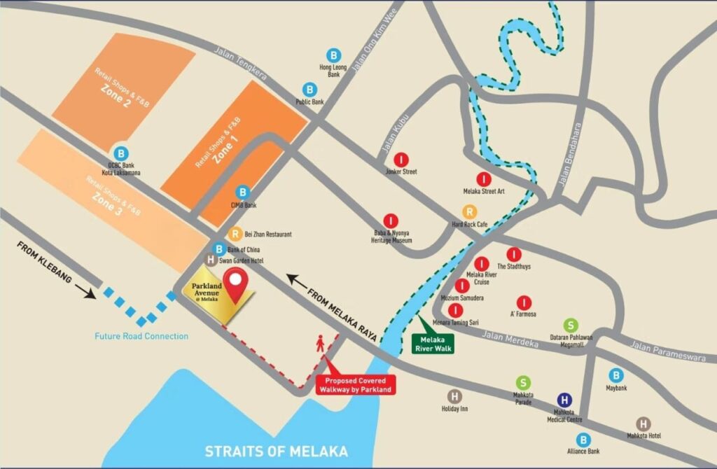 Parkland Avenue by the SEA - Location Map